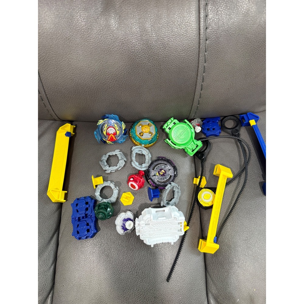 Beyblade Burst Lot Victory Valtryek Launchers Forge Discs Accessories Set